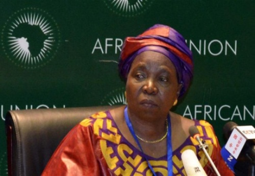 Bộ trưởng Nội vụ Nam Phi, bà Nkosazana Dlamini-Zuma.